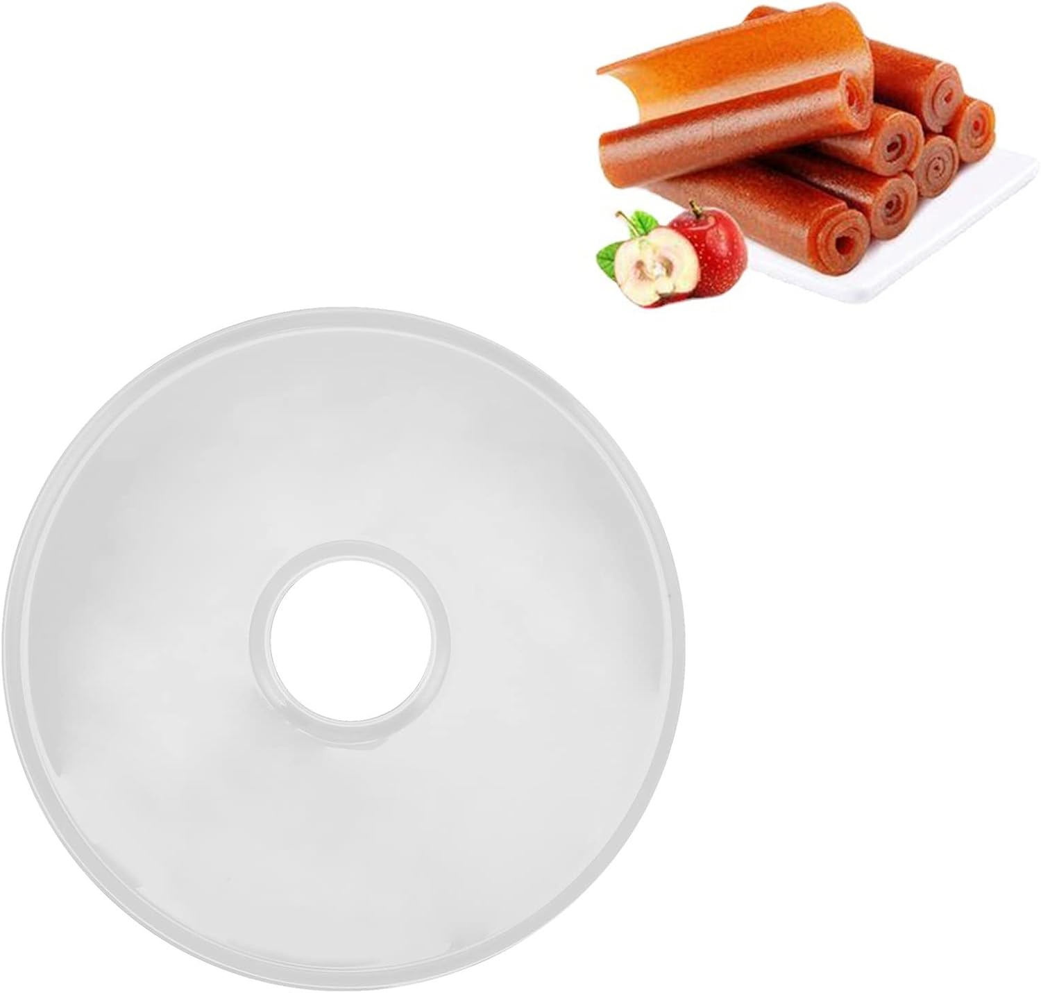 Silicone Dehydrator Sheet for High Liquid Food Dehydration - Food Dehydrator Water Tray for Nesco FD660 - Specialty Appliances for Food Dehydration (Transparent) - Green image number 3