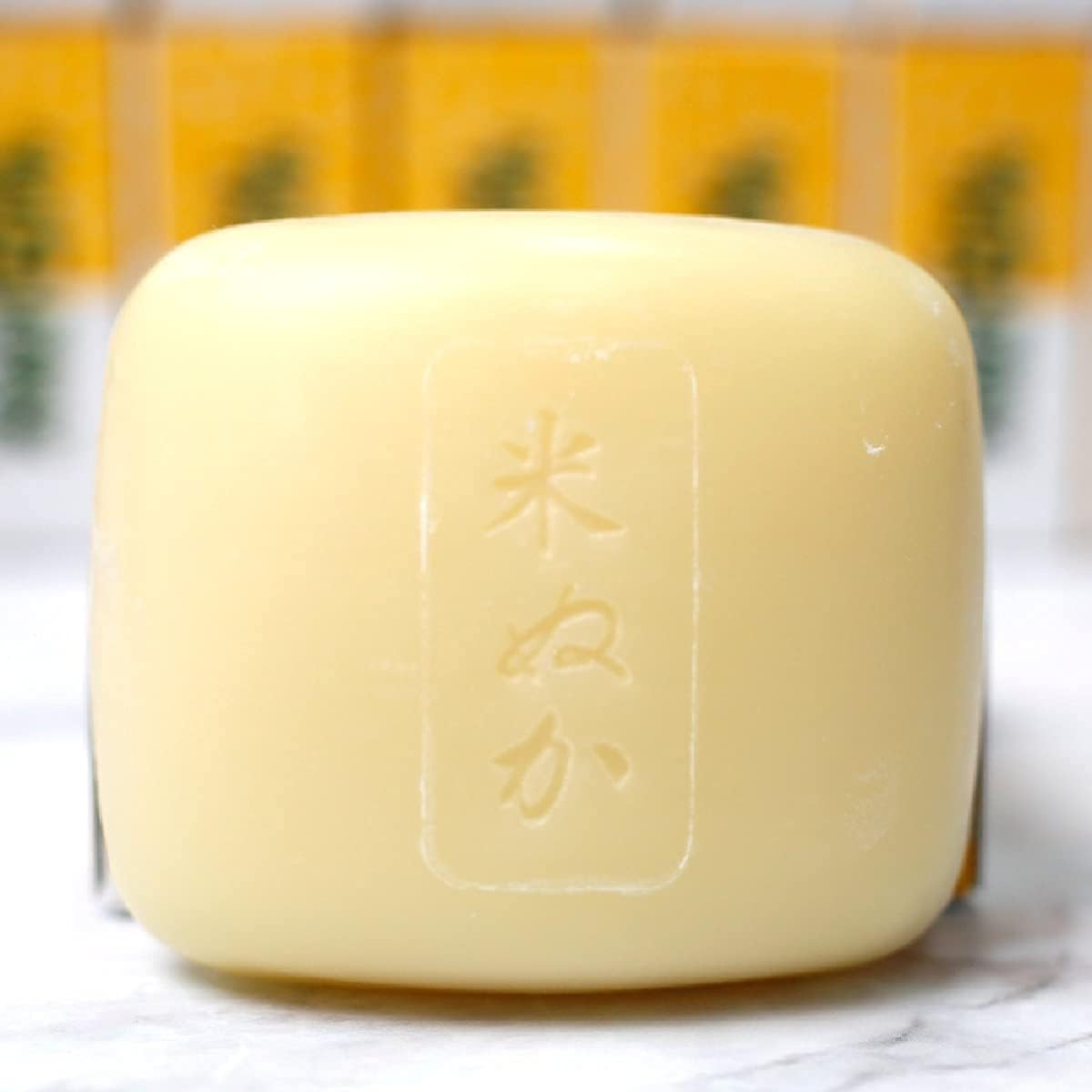 Yonekichi Rice Bran Soap, 2.8 Oz (80 G), Rice Bran Soap, Moisturizing Ingredient, Gamma Orizanol image number 2