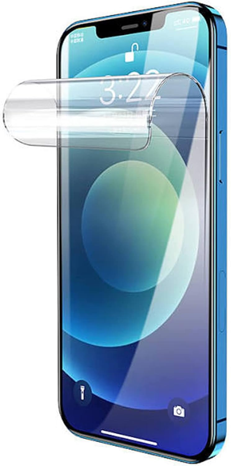 Tempered Glass/Soft Screen Protector for Apple Iphone 6 7 8 plus X XS XR 11 12 13 Pro Max SE (13, Tempered Glass Front)