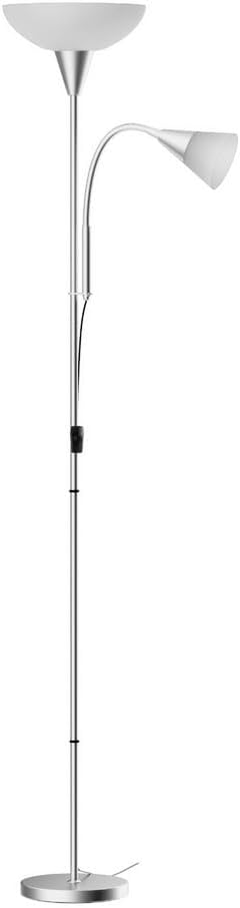 Artiss Floor Lamp Mother and Child Modern Home Living Room Office Reading Silver image number 3
