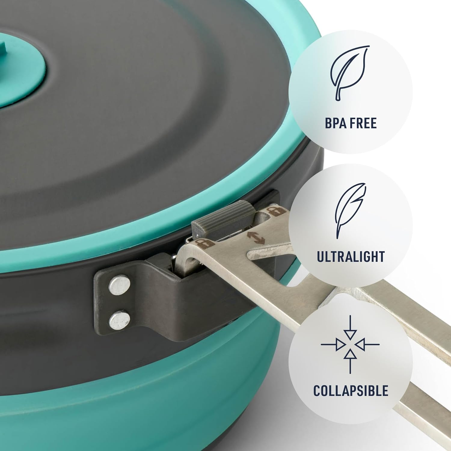 Sea to Summit Frontier UL Collapsible Pouring Pot, 2.2 Liter Volume image number 1