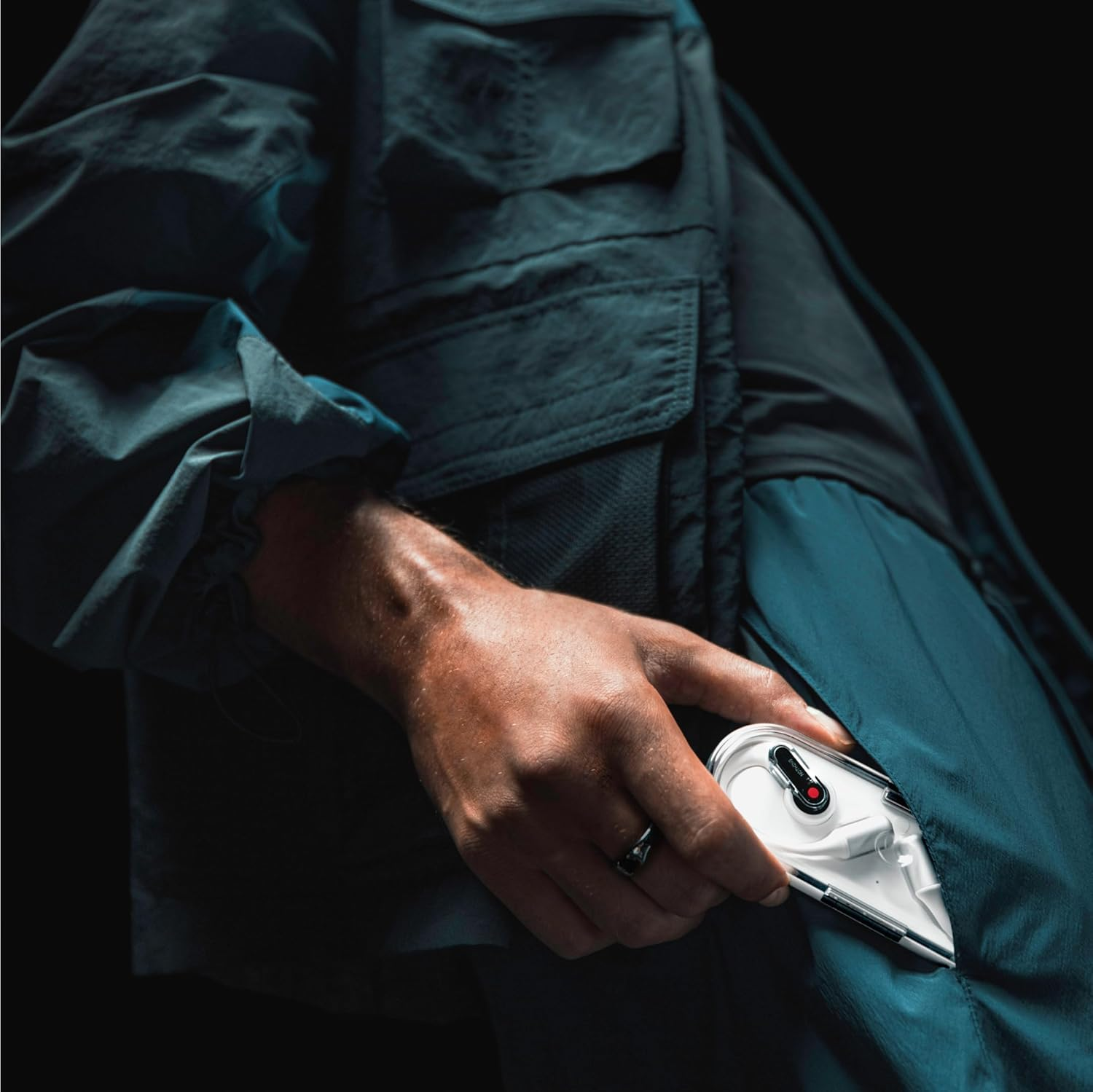 Nothing Ear (Open) Open-Ear Headphones with Two Microphones and AI Clear Voice, Open Sound Technology, IP54 Dust and Water Resistant, 30 Hours Playback and Extended EQ - White