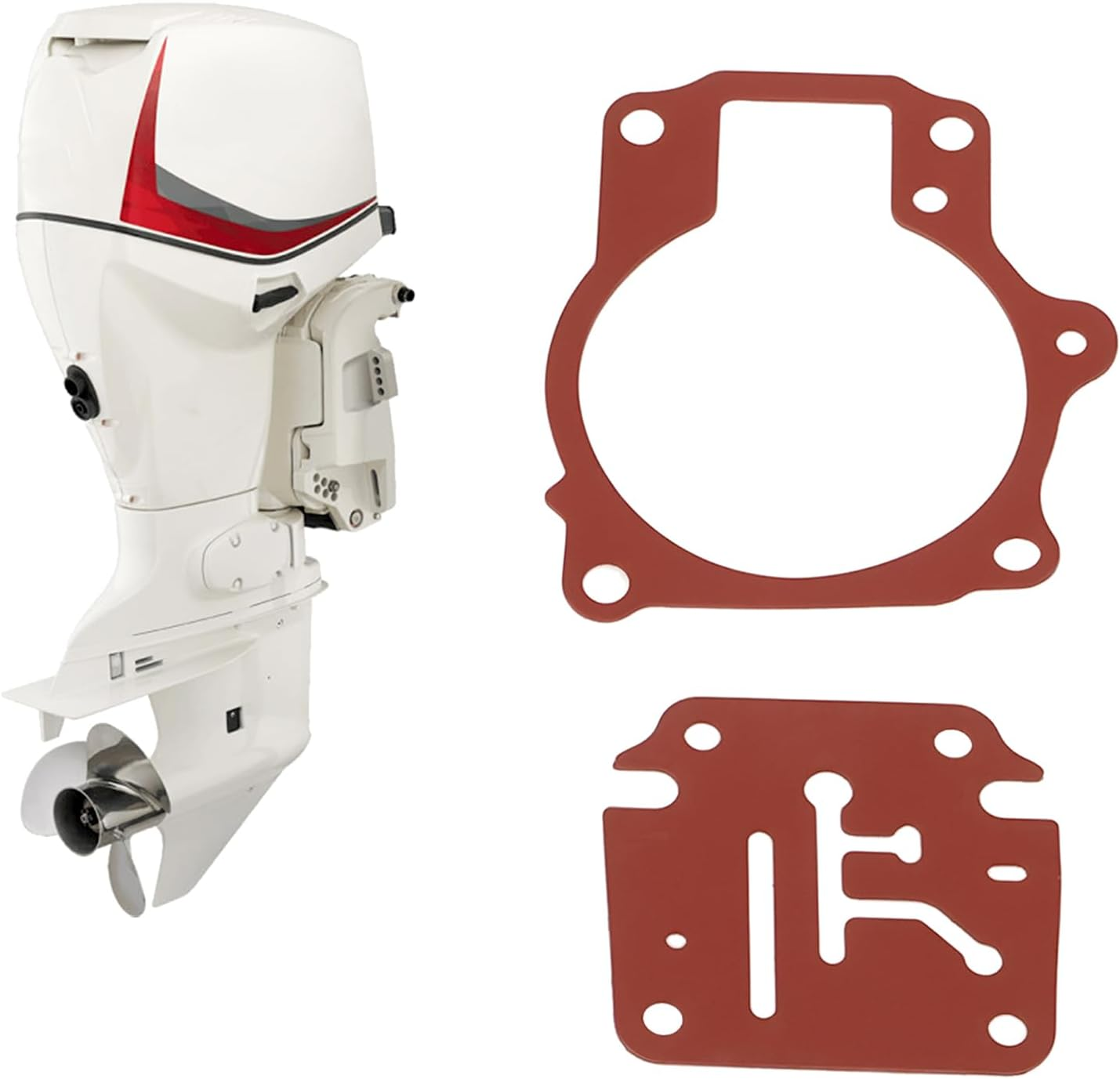 VGOL Outboard Carburetor Repair Kit 392061 398729 396701 Compatible with Johnson Evinrude 35HP 45HP 50HP 60HP 70HP 75HP image number 1