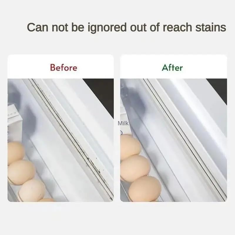 Thin Cleaning Brush for Tight Spaces &ndash; Hard Bristle Grout Cleaner Brush & Crevice Cleaning Tool Set for Tile Floors, Shower & Window Tracks(5 PCS) image number 2