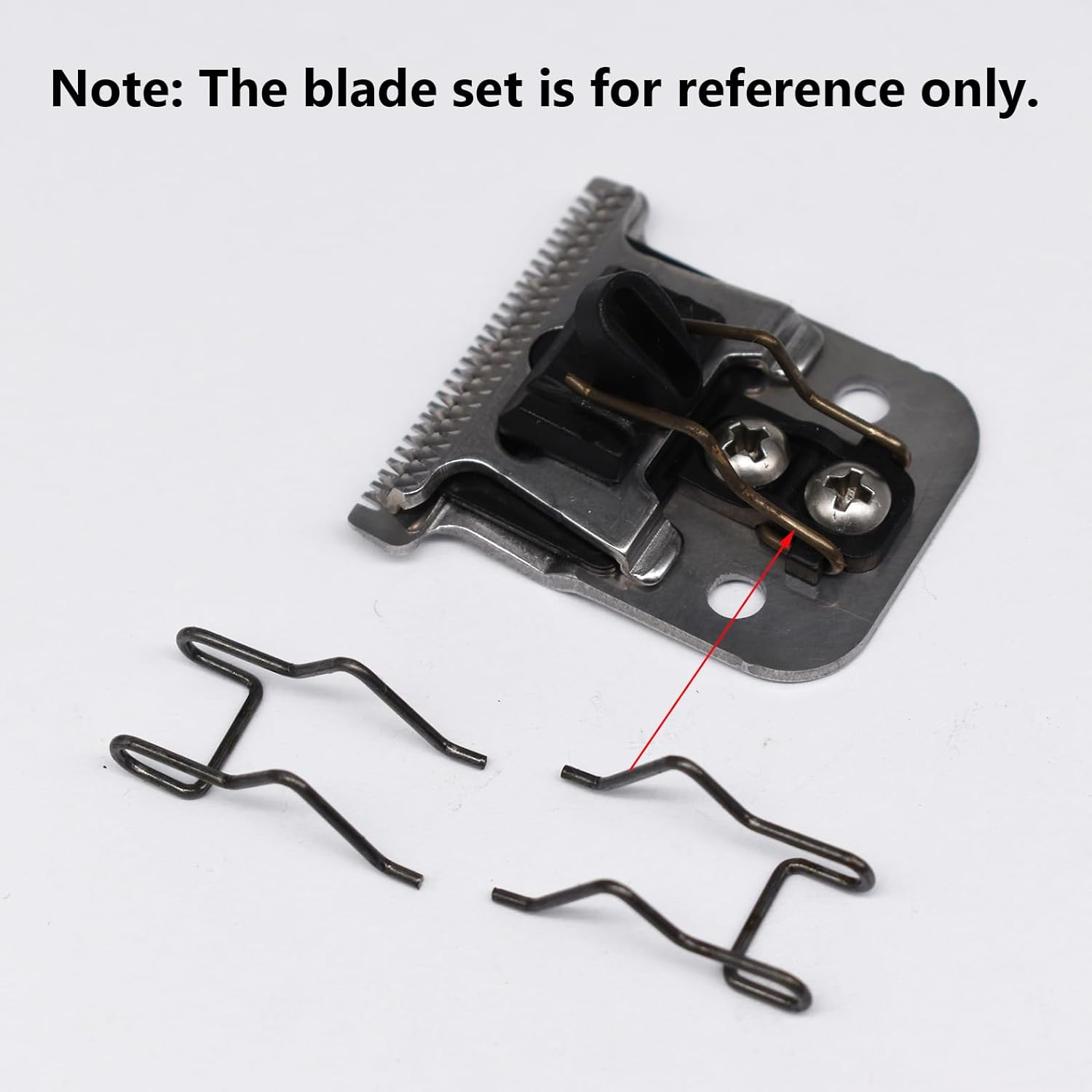 2 Pieces Professional Hair Clipper Repairing Parts Replacement Accessories - Spring Tention Compatible with Andis Slimline Pro Li D7 D8 Hair Trimmer image number 2