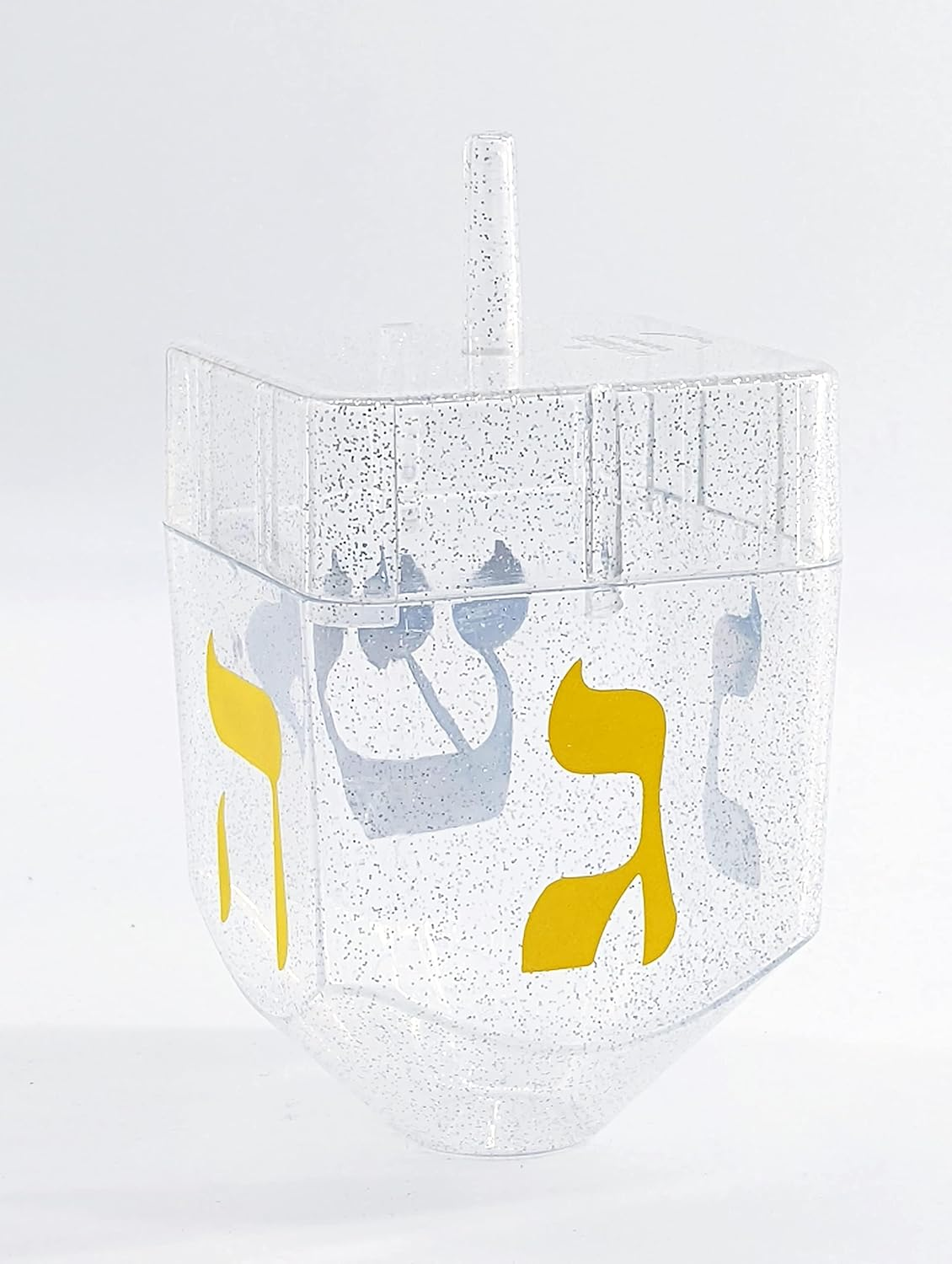 Jumbo Hanukkah Fillable Dreidel Assorted Colors Can Be Filled with Hanukkah Gelt or Hanukkah Chocolate (Single) image number 1