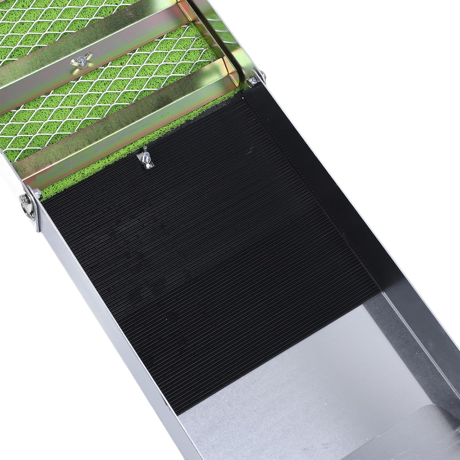 49.6In Folding Sluice Box for Gold Mining, Aluminum Alloy Gold Sluice Box, Gold Prospecting Mining Equipment for River Creek Gold Panning Dredging image number 6