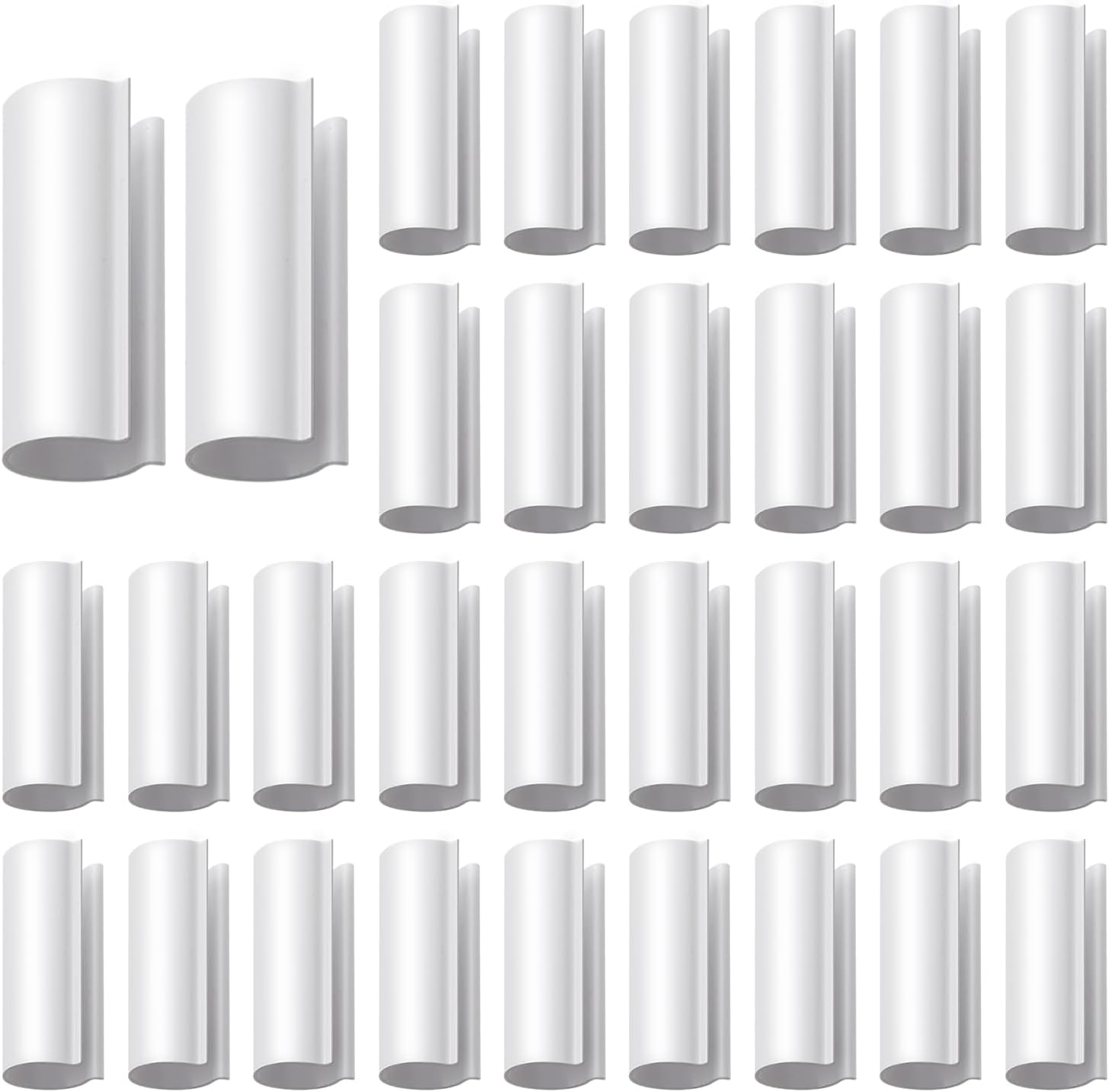 20Mm 32-Piece ABS Snap Clamp Set, Green, 2.4" Width (For 1/2" PVC Pipe) image number 5