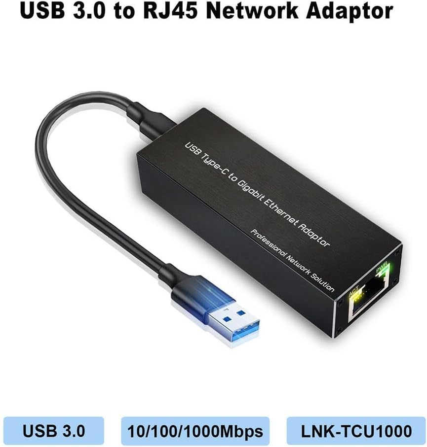 USB-C to SFP Gigabit Ethernet Adapter USB3.0 Type-C to 100/1000Base-X SFP Network Card image number 3