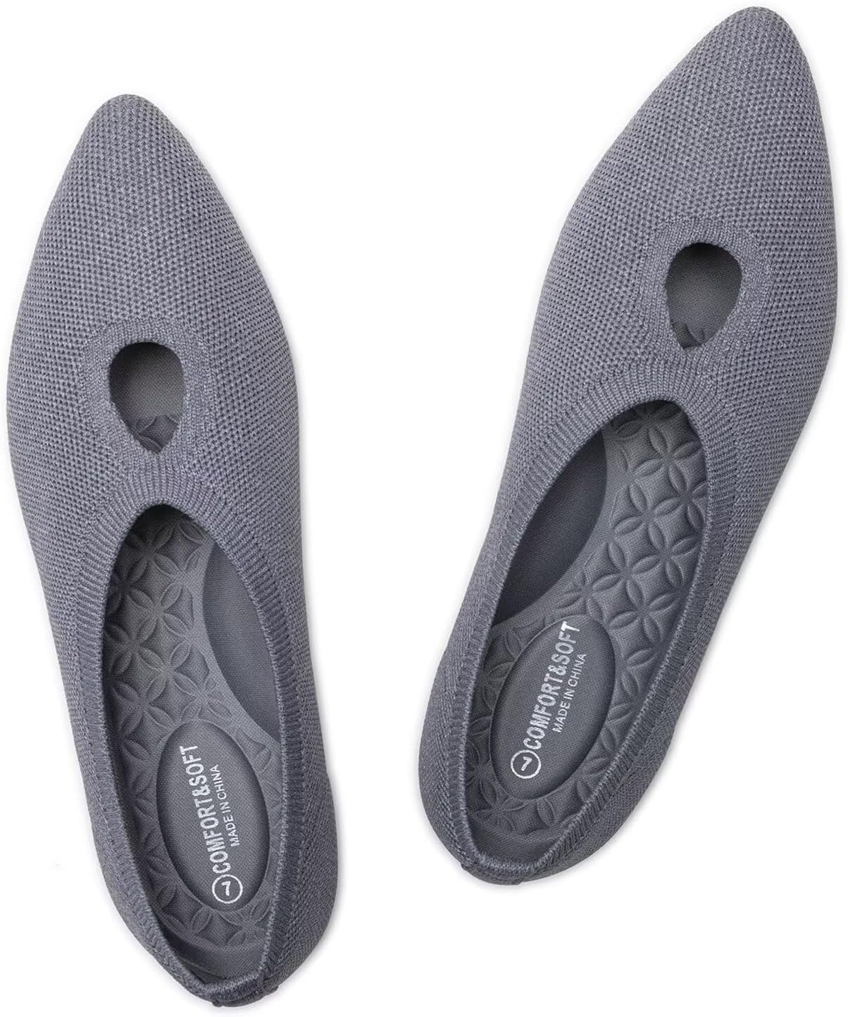 Frank Mully Women'S Ballet Flats Teardrop Upper Pointed Toe Lightweight Flats for Women Comfortable Slip on Flats for Work Wedding Office image number 7