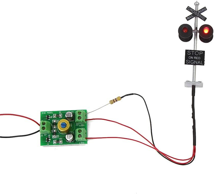 2PCS Compact Circuit Board Flasher to Flash Crossing Signals Alternately PCB006-2 image number 4
