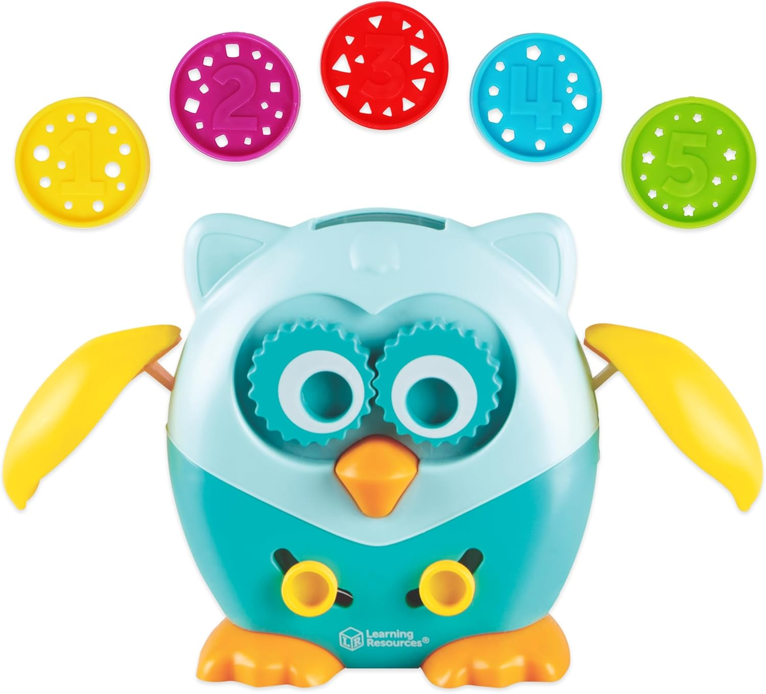 Learning Resources Hoot the Fine Motor Owl - 6 Pieces, Ages 18+ Months Toddler Learning Toys, Fine Motor and Sensory Toys for Toddlers, Educational Toys for Toddlers image number 3
