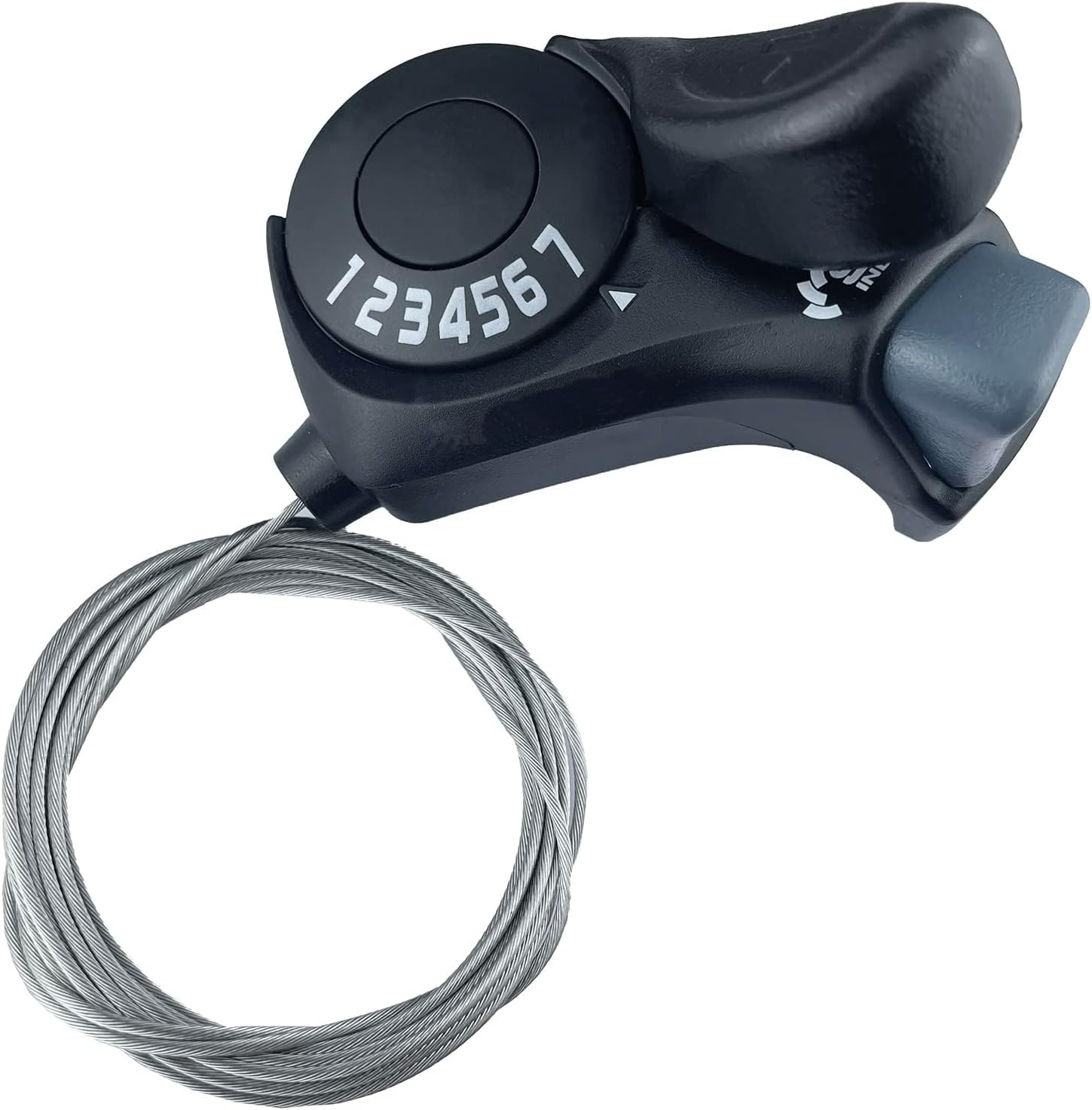 THALOUS Bike Shifter SL-TX30-6R/7R 6/7 Speed Right Thumb Gear Shift Lever for MTB Mountain Bicycle