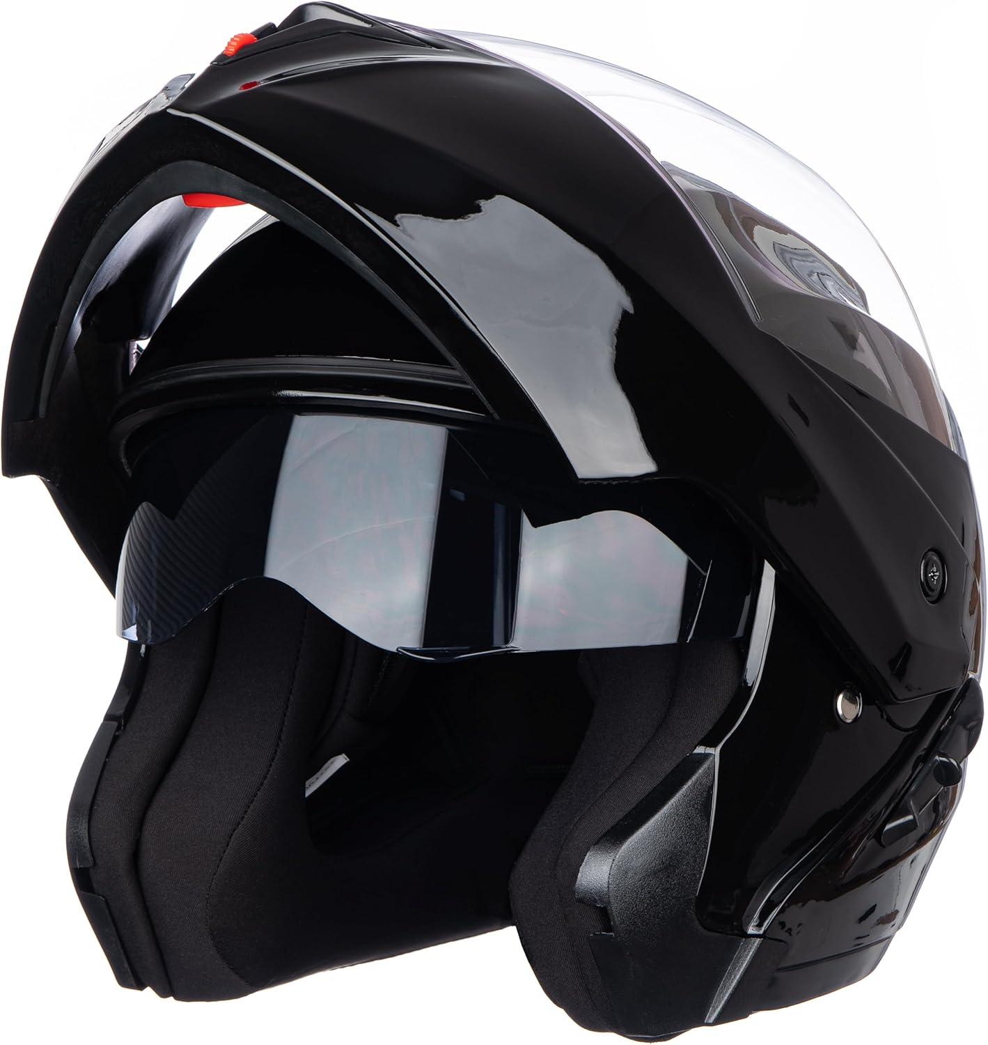 Motorcycle Full Face Helmet, Flip up Motorbike Helmet with Double Sun Visor, Modular Motocross Helmet for Adults Men and Women, DOT/ECE Approved image number 6