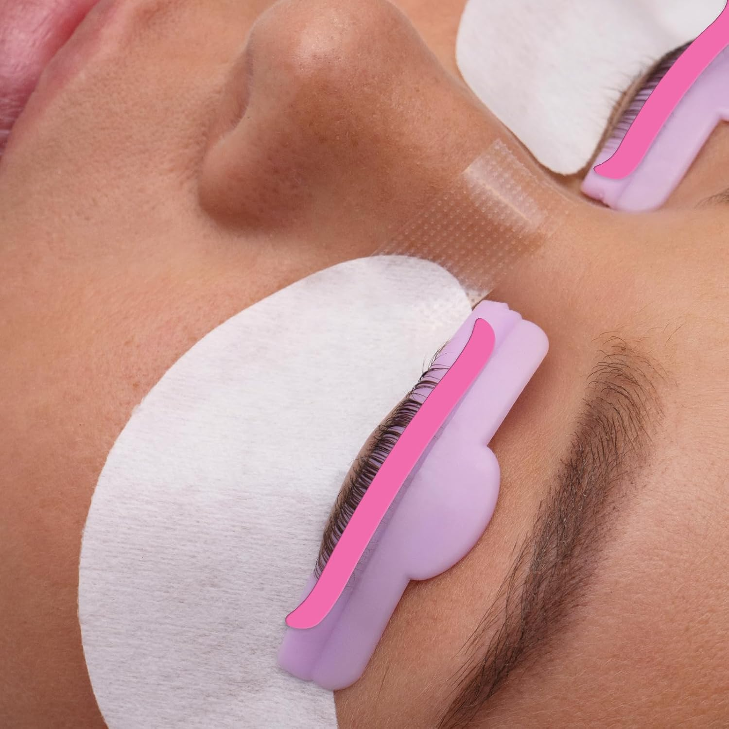 Pack of 24 Eyelash Lift Band Kit, Silicone Perm Band, Lash Lifting Tool, Eyelash Lift Pads, Prevents Rebound of Eyelashes, Eyelash Lifting Pads, Sticks for Eyelash Lifting image number 6