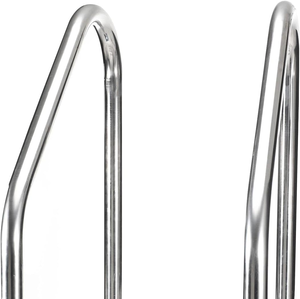 3 Steps Swimming Pool Ladder Removable Stainless Steel anti Slip Step In-Ground Pool Ladder image number 4