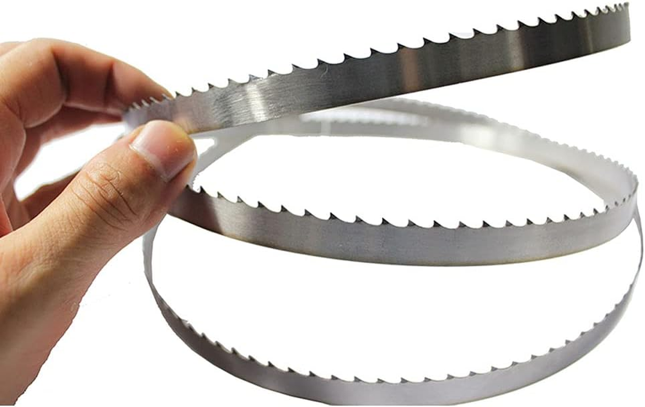 Acbbmns 3Pcs 1400Mm Bandsaw Blades Compatible for OZITO Bandsaw BSW-2580 BSW-2581 14TPI, Wood Cut (1400Mm X 6.35Mm X 14TPI) image number 1