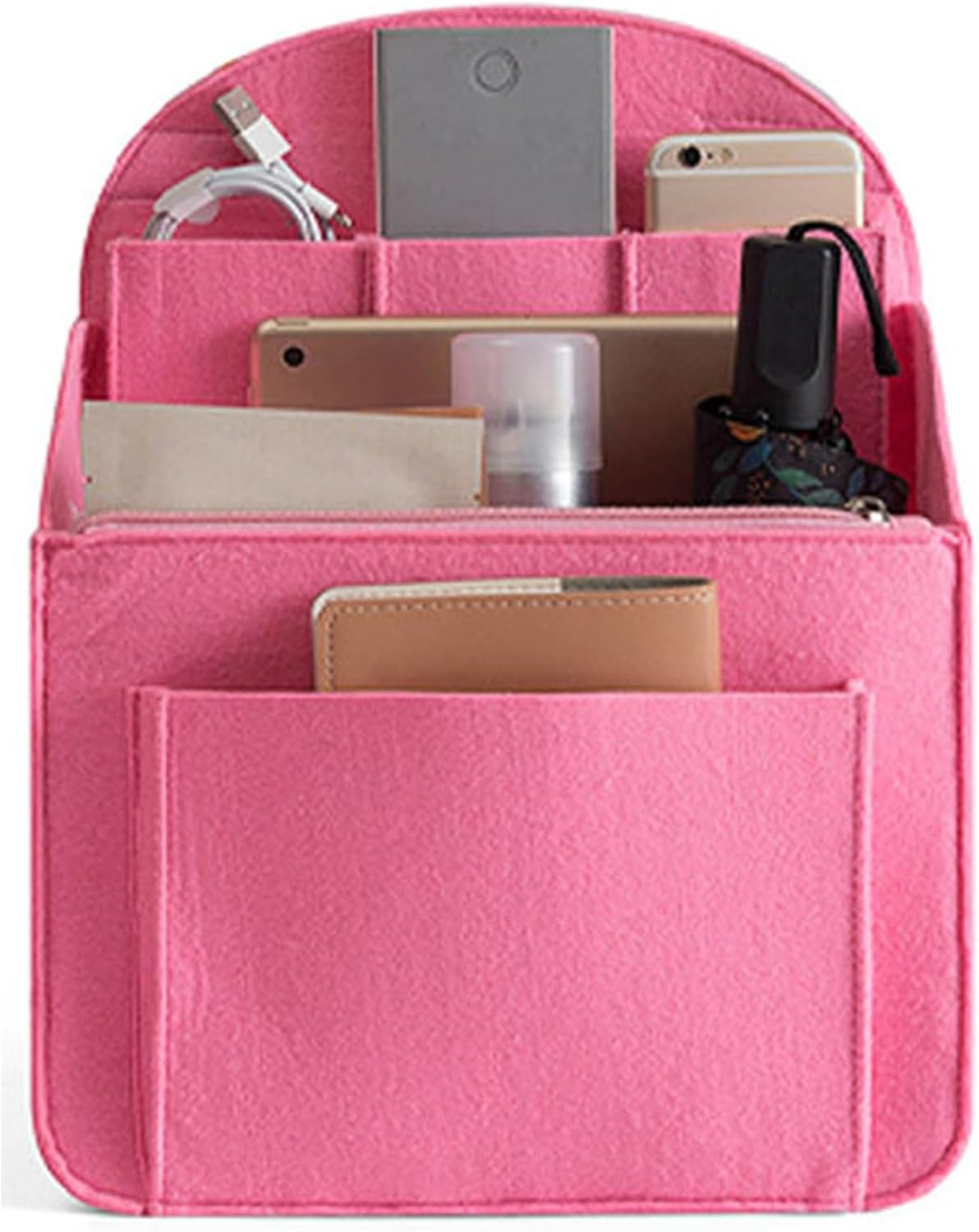 [Xinsheinelry] Backpack Shoulder Bag Handbag Organizer Insert Small Divider Felt Pocket Travel Rucksack Travel Backpack image number 3