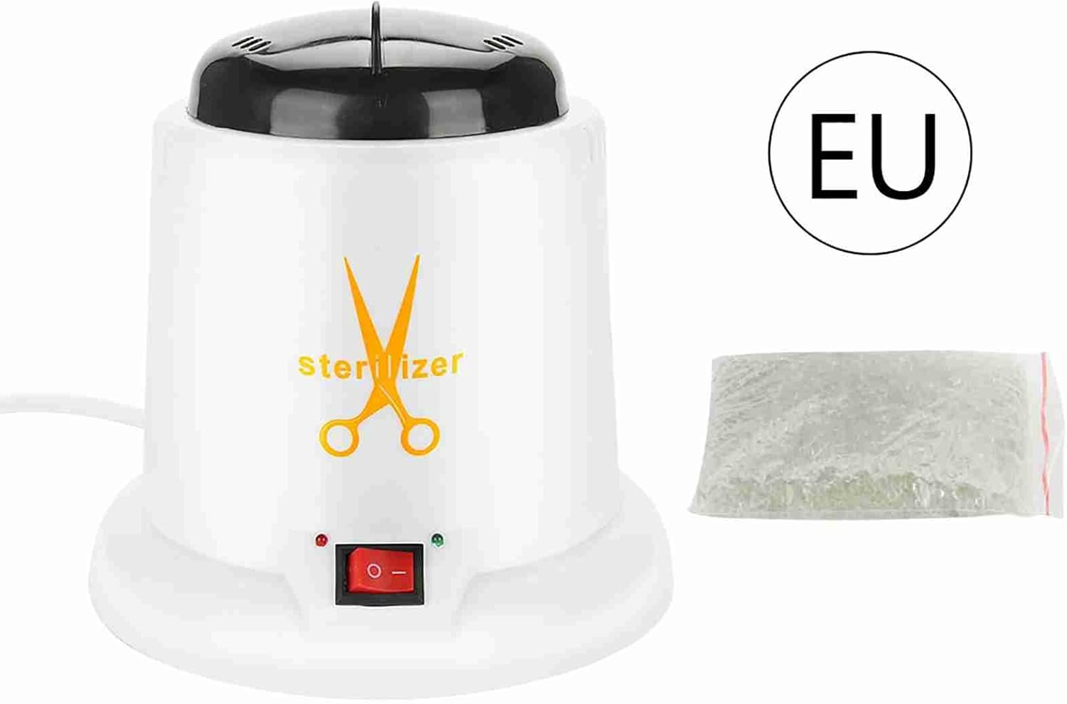 High Temperature Disinfectant, Nail Tool Accessories, Steriliser, High Temperature Box, Metal Nail Makeup Tool with Quartz Sand, for Saunas, (EU) image number 6