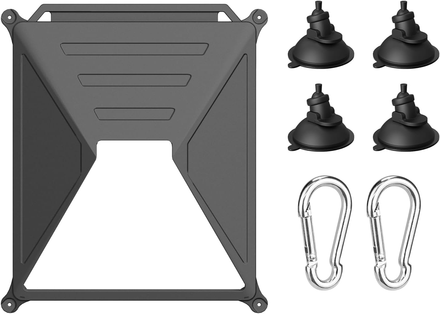 Starlink Mini Suction Cup Mount,Starlink Mini Car Mount Protect Silicone Case for 2-In-1 Roof Cover for Sunroof Window,Ensure Stable Satellite Signal for Cars, Rvs, Trucks, Boats and Road Trips(Black)