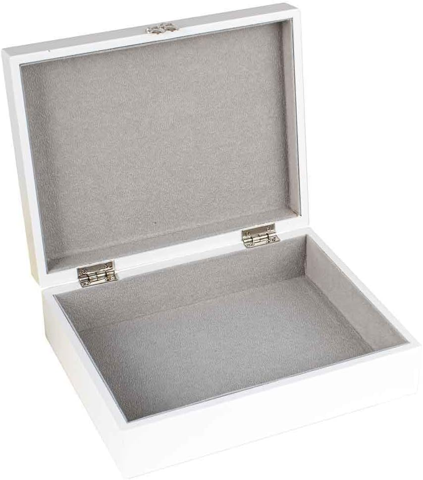 Baby Keepsake Box First Tooth Hair Curl Photo Memory Storage Silver Newborn Gift Idea image number 2