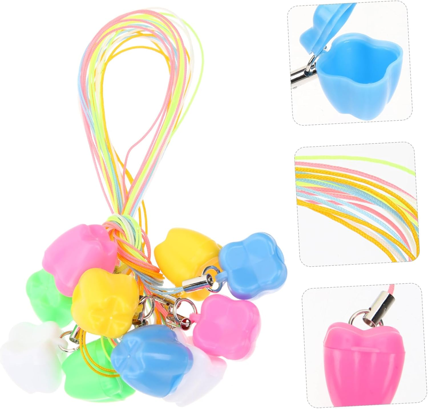 Zerodeko 30Pcs Professional Tooth Saver Box for Boys and Girls Reusable Tooth Necklace Holder image number 2