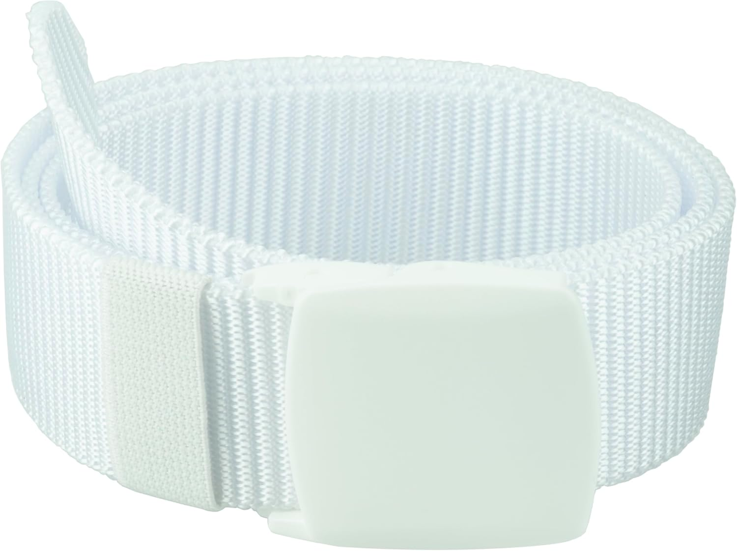 Tactical Nylon Belts for Men, Work Belt Adjustable Slide Plastic Buckle Web Canvas Belt for Outdoor, Airport Friendly - Coffee image number 2