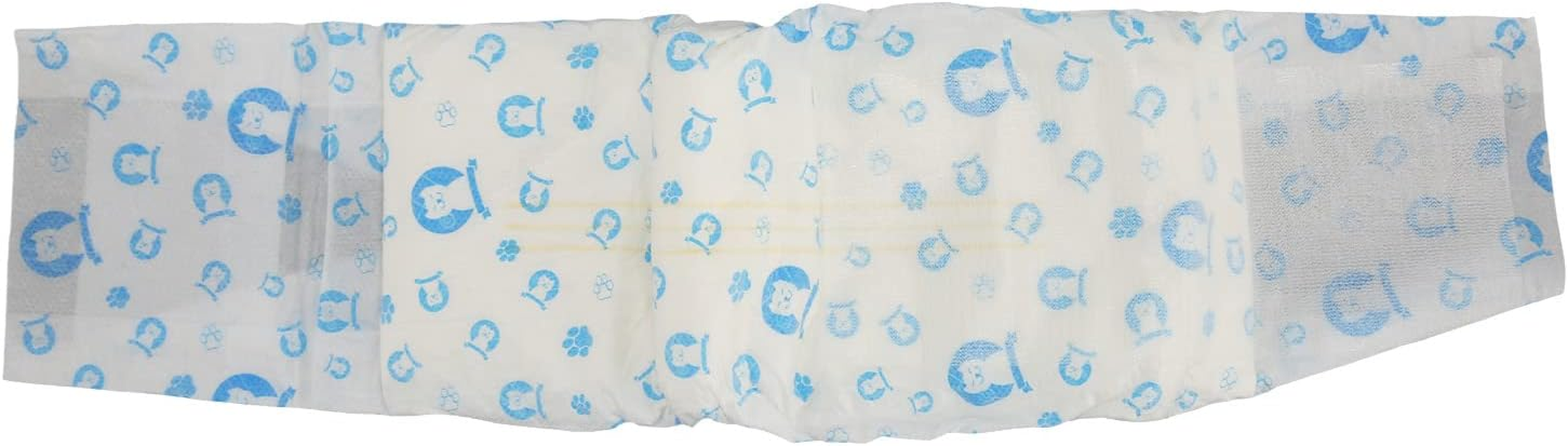 Disposable Dog Diapers, Disposable Dog Wraps Skin Friendly Absorbent for Travel outside for Urinary Incontinence for Surgery Recovery (S) image number 2