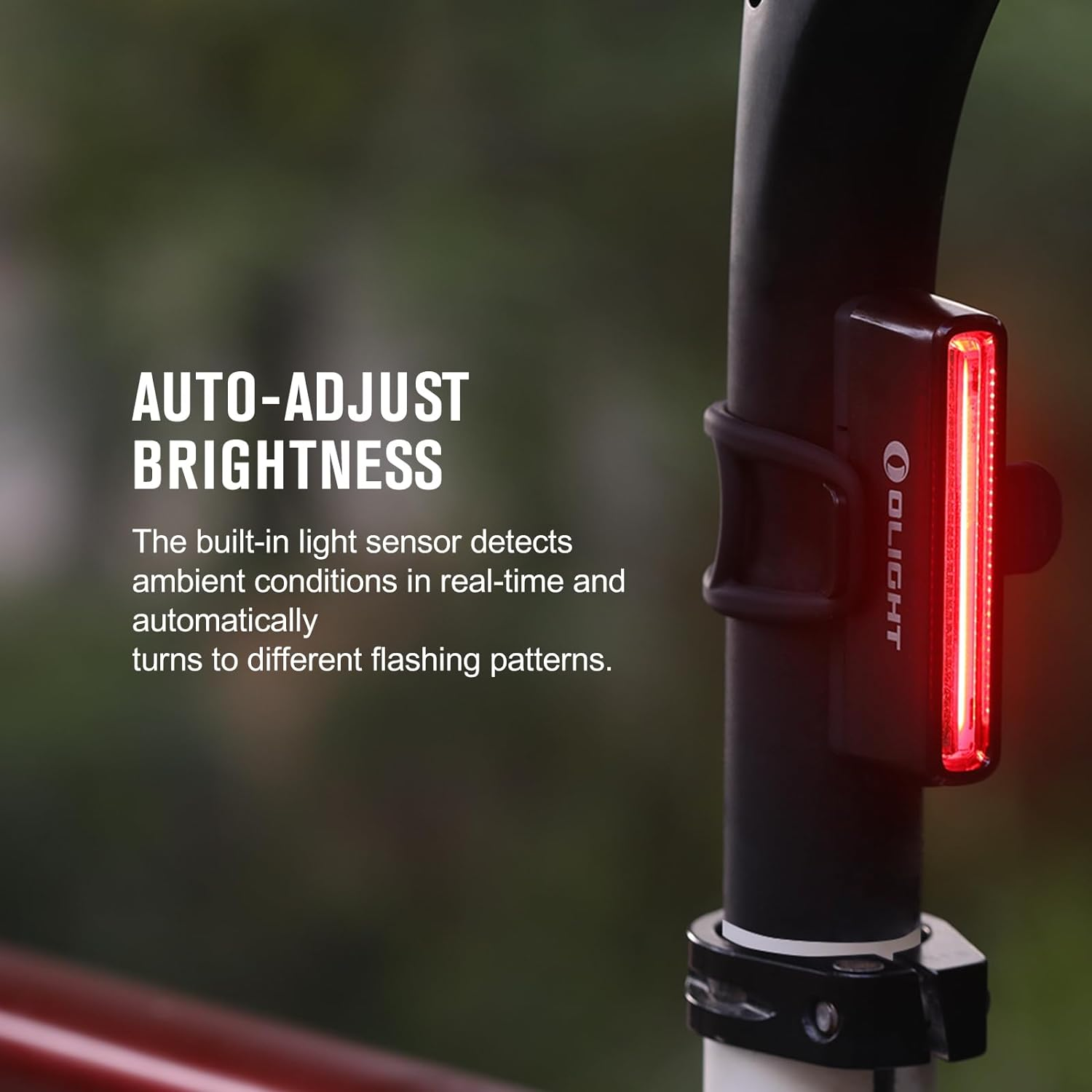 OLIGHT SEEMEE 30 C USB Rechargeable Bike Taillight Max 30 Lumens Max 6M Max 90H IPX6 Waterprroof Lightweight for Daily Commuting and Road Cycling