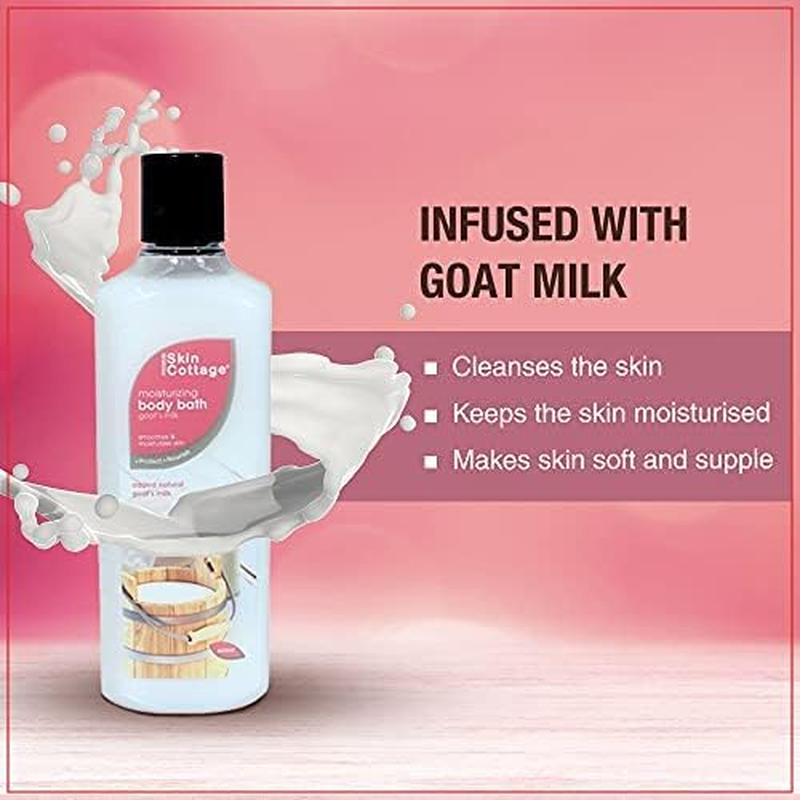 Premium Skin Cottage Moisturising Body Bath Goat Milk, 400 Ml