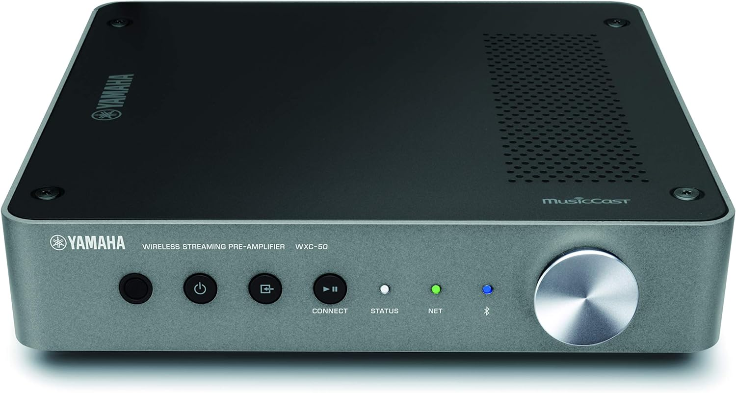 Yamaha WXC-50 Wireless Streaming Amplifier with Musiccast and Alexa Compatibility, Black image number 1