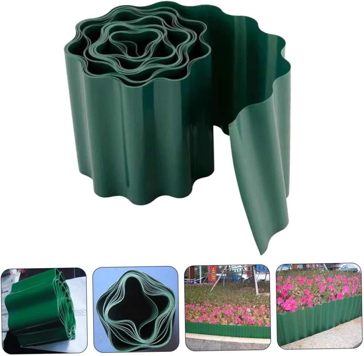 MERRYHAPY Lawn Edging Fence Landscape Border for Garden Decor and Courtyard Partition