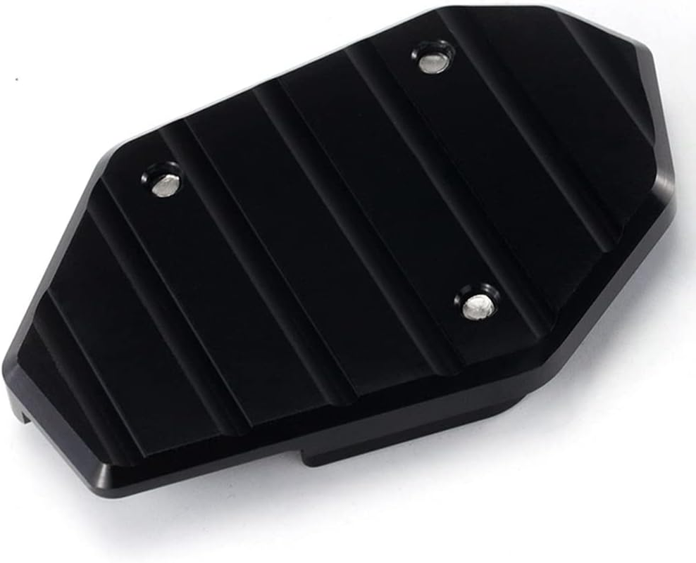 ESPEEDMTC for YAMAHA YZF-R3 2015-2020 Modified Side Stand Enlarger Plate Kickstand CNC Aluminum Alloy Enlarge Extension Accessories (Black) image number 2