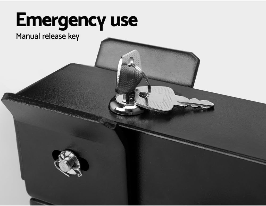 Automatic Electric Gate Lock, Home Office Bedroom Garden Security Accessories for DC 24V Swing Gate Opener, with Locks Receiver, 2 Keys, 5M Cable image number 4