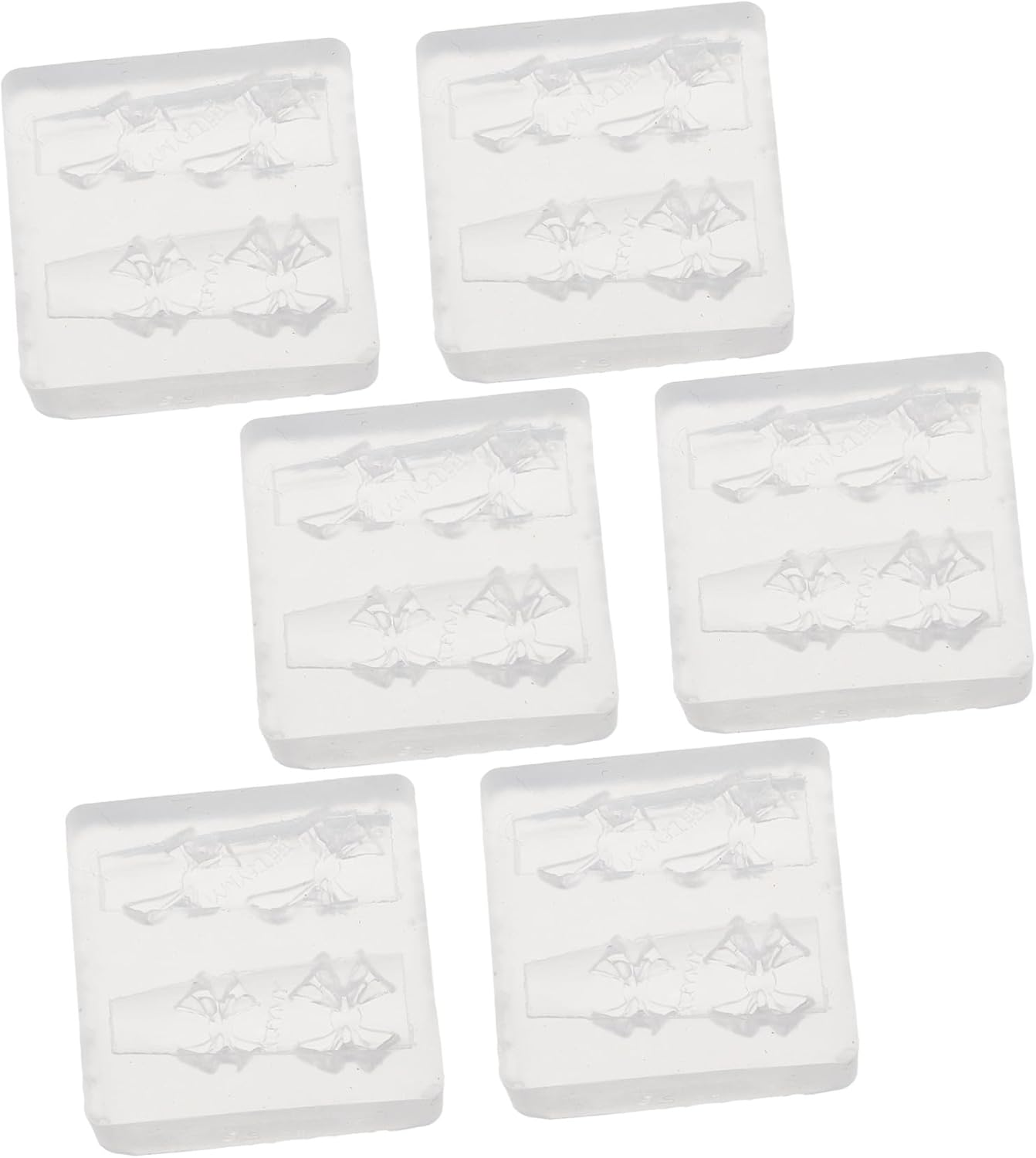 WOFASHPURET 30 Pcs Bow Silicone Mold for Nail Art Transparent Reusable Bowknot Stencil for DIY Resin Crafts Fast Resin Shaping Tool for Womens Fingertip Decoration image number 6