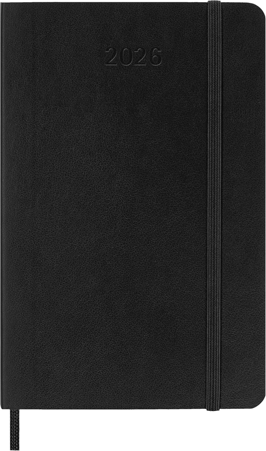 Moleskine - 2026-12 Month Weekly Notebook Soft Cover Diary - Pocket - Black image number 2