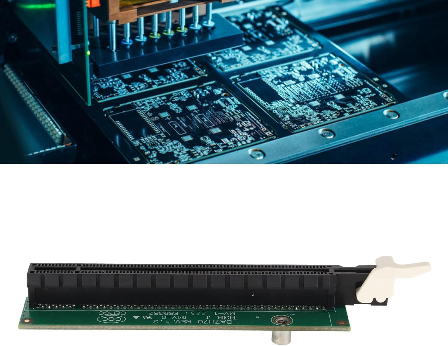 PCIE16 for Thinkcentre Tiny5,Four Port Network Card Replacement Expansion Riser Card,Supporting Graphics PCIE16 Expansion Grad,For Tiny5 M920X M720Q P330 Mainboard image number 4