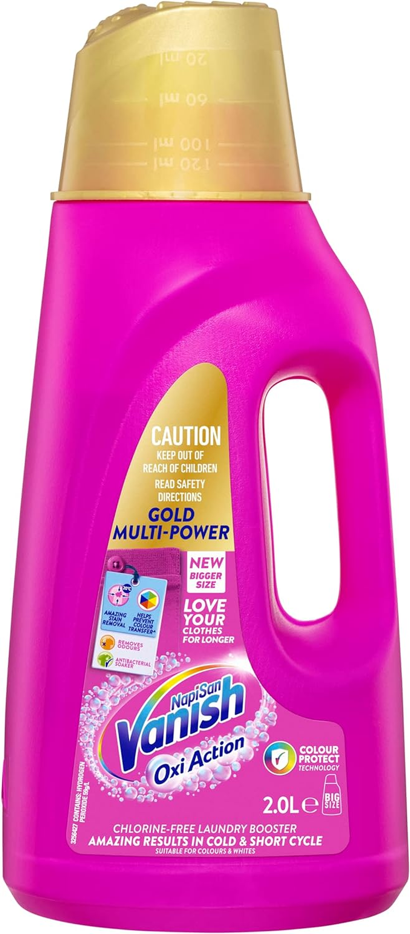 Vanish Napisan Gold Multi Power Stain Remover & Laundry Booster Gel 2L image number 1