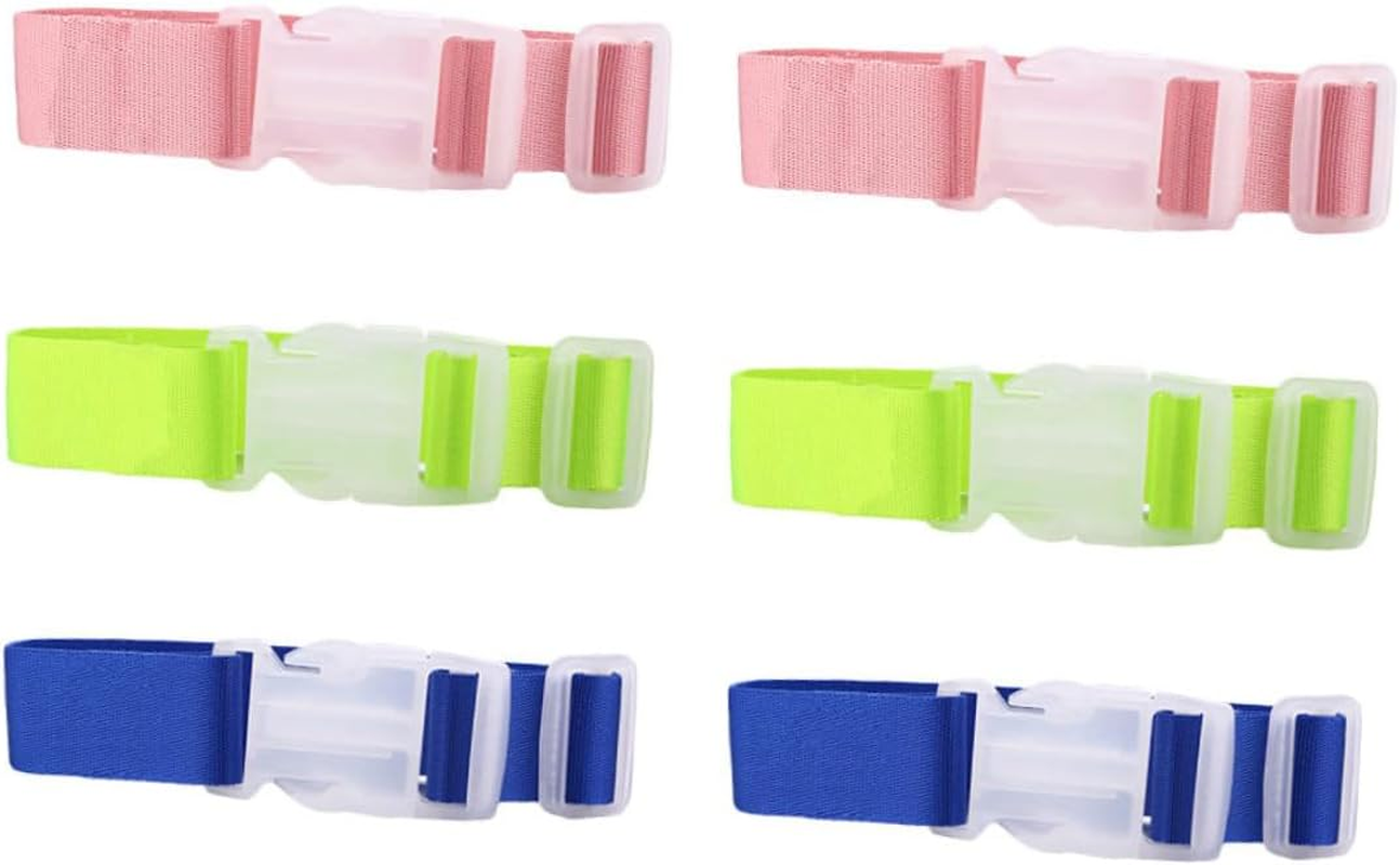 FRCOLOR 6Pcs Luggage Buckle Straps for Luggage Hanging Buckle for Suitcase Traveling Accessories Random Color image number 4