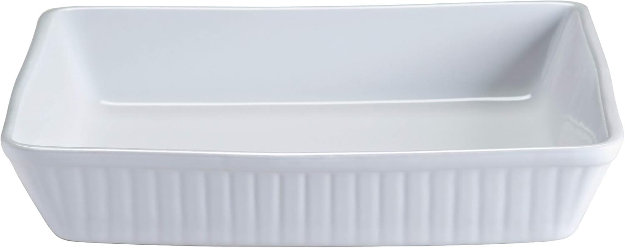 Mason Cash Classic Collection Stoneware Oval Pie Dish, 17 X 12.5 X 6.5 Cm, White 28421 image number 3