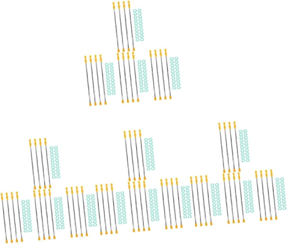 BESPORTBLE 4Sets Long Spray Can Extension Pole Adaptor Garden Sprayer Wand Hose End Sprayer Pole Suitable for Orchard and Garden image number 2