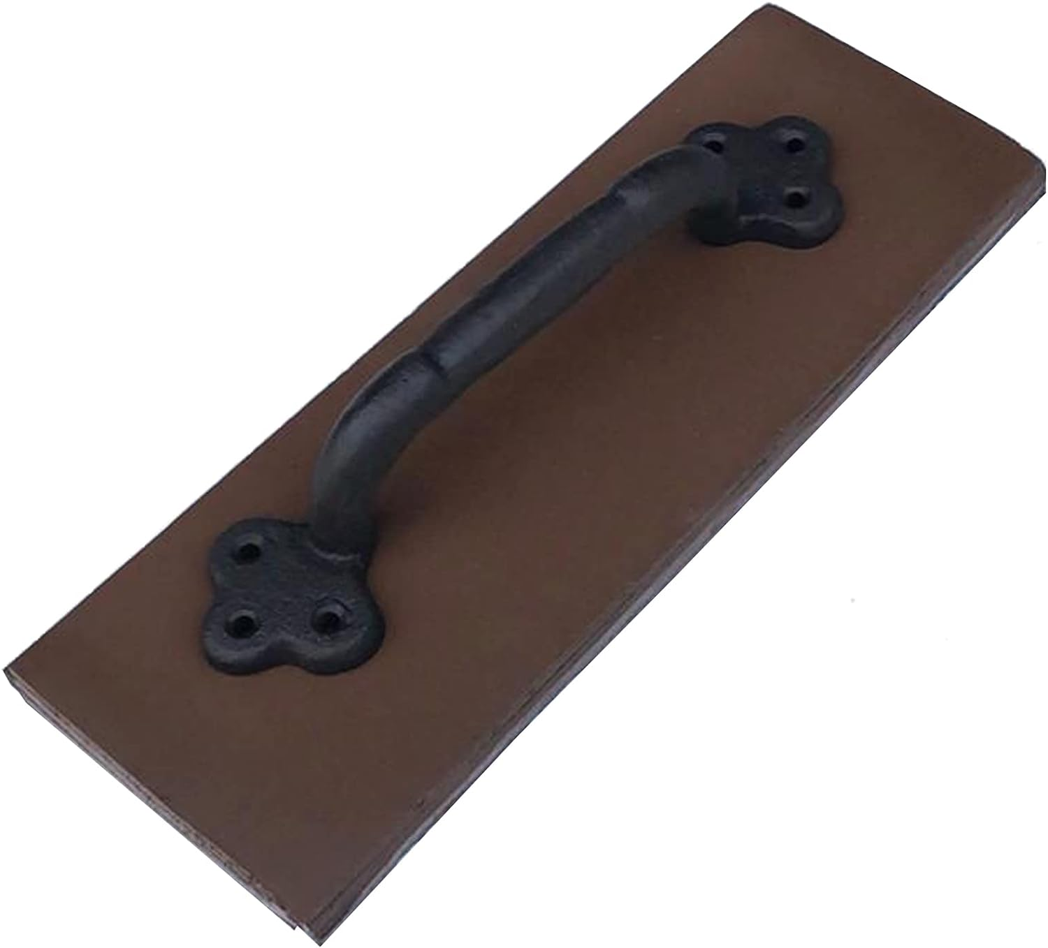 YMAISS Rustic Gate Handle,8.66In Cast Iron Sliding Barn Door Handle,Black Vintage Metal Gate Pull Handle, Fence Handle Antique Long Cabinet Handles,Farmhouse Decor Metal Grab Bar,Sliding Door Pull