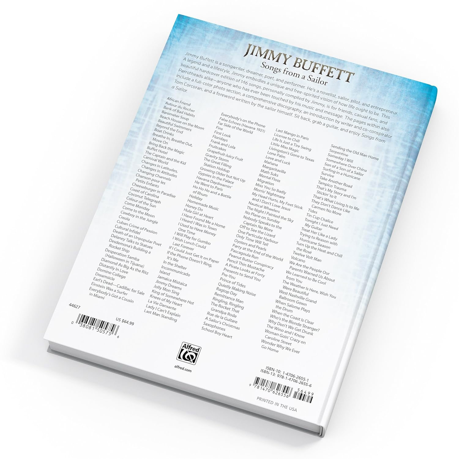 Jimmy Buffett -- Songs from a Sailor: 146 Selected Favorites (Guitar Songbook Edition), Hardcover Book image number 3