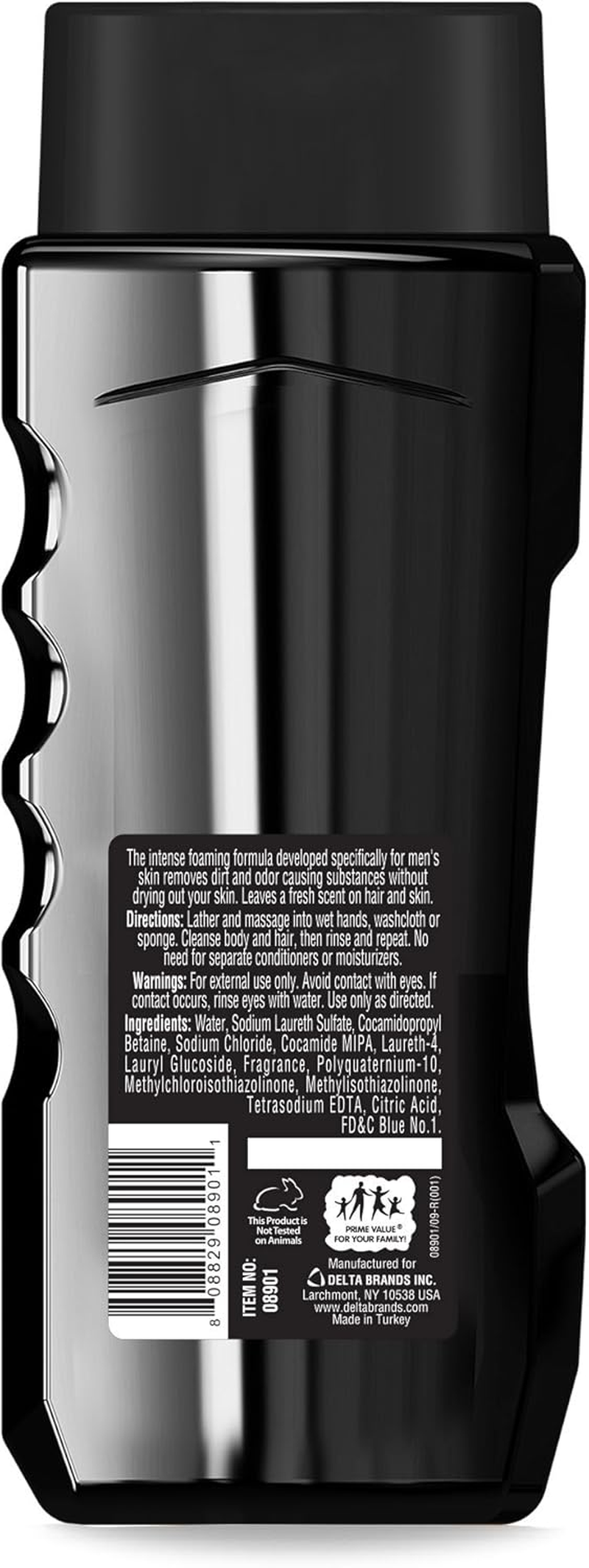 Lucky Super Soft Men'S 3 in 1 Shampoo Conditioner Body Wash, Cool Water, 12 Fluid Ounce