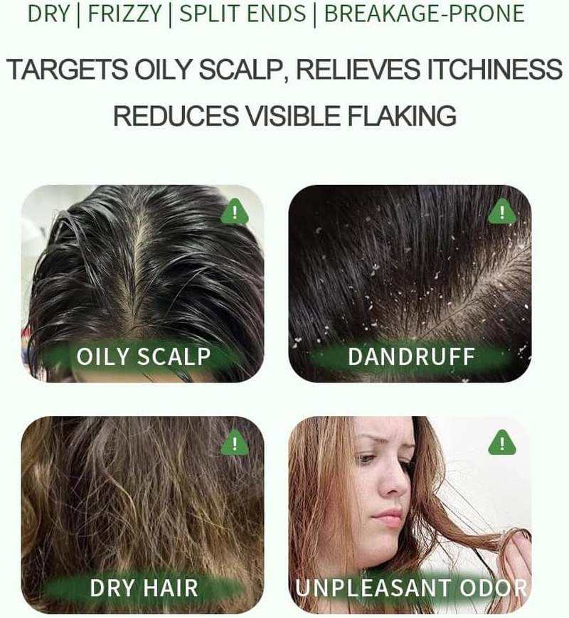 Arborvitae Leaf Solid Shampoo Bar, for Thinning Hair, Increases Volume Hair, Gentle Formulated for All Hair Types, Triangle Green Travel Shampoo and Conditioner (4Pcs) - 4Pcs image number 2