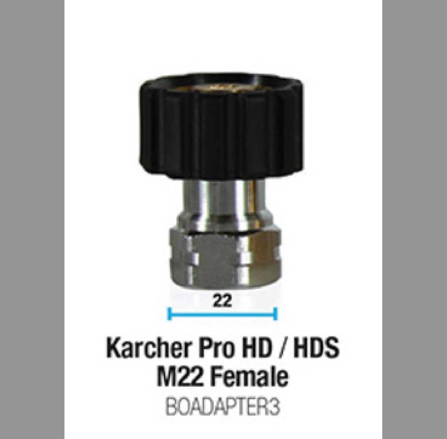 Bowden'S Own Karcher Pro HD/HDS M22 Female Adapter image number 1