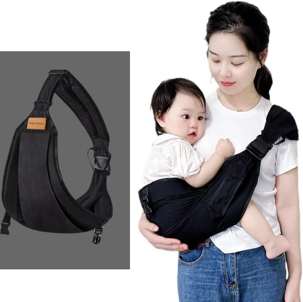 Baby Toddler Sling Carrier Lightweight Hip Slings Carrying Non-Slip Side Kid Holder Chest Wrap 0-12 Months Infants & Toddlers Newborn to Sling, Nursing Outdoor Travel Breathable image number 1