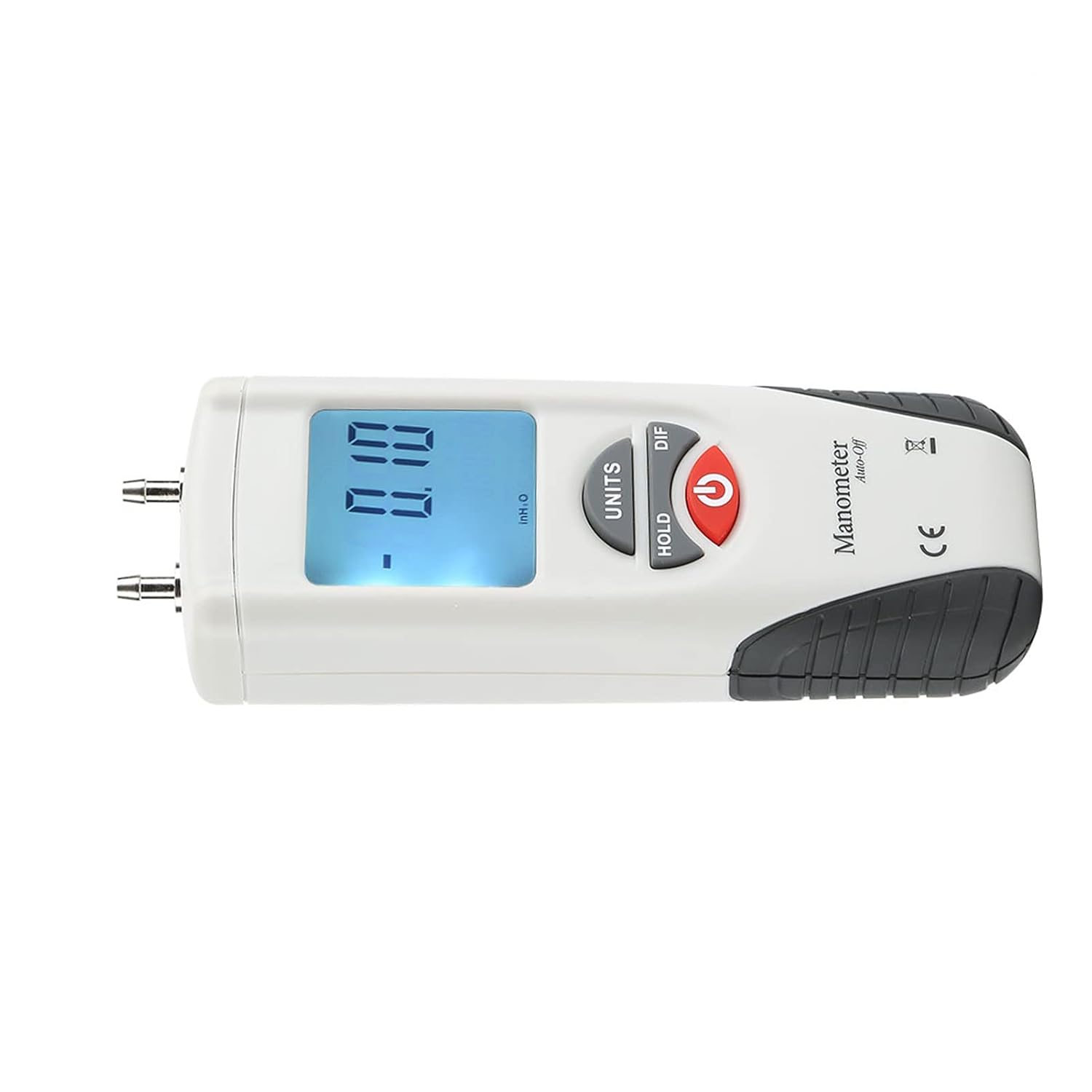 HT-1890 Digital Manometer Air Pressure Differential Pressure Meter with Large LCD Backlight for HVAC Clean Room Testing
