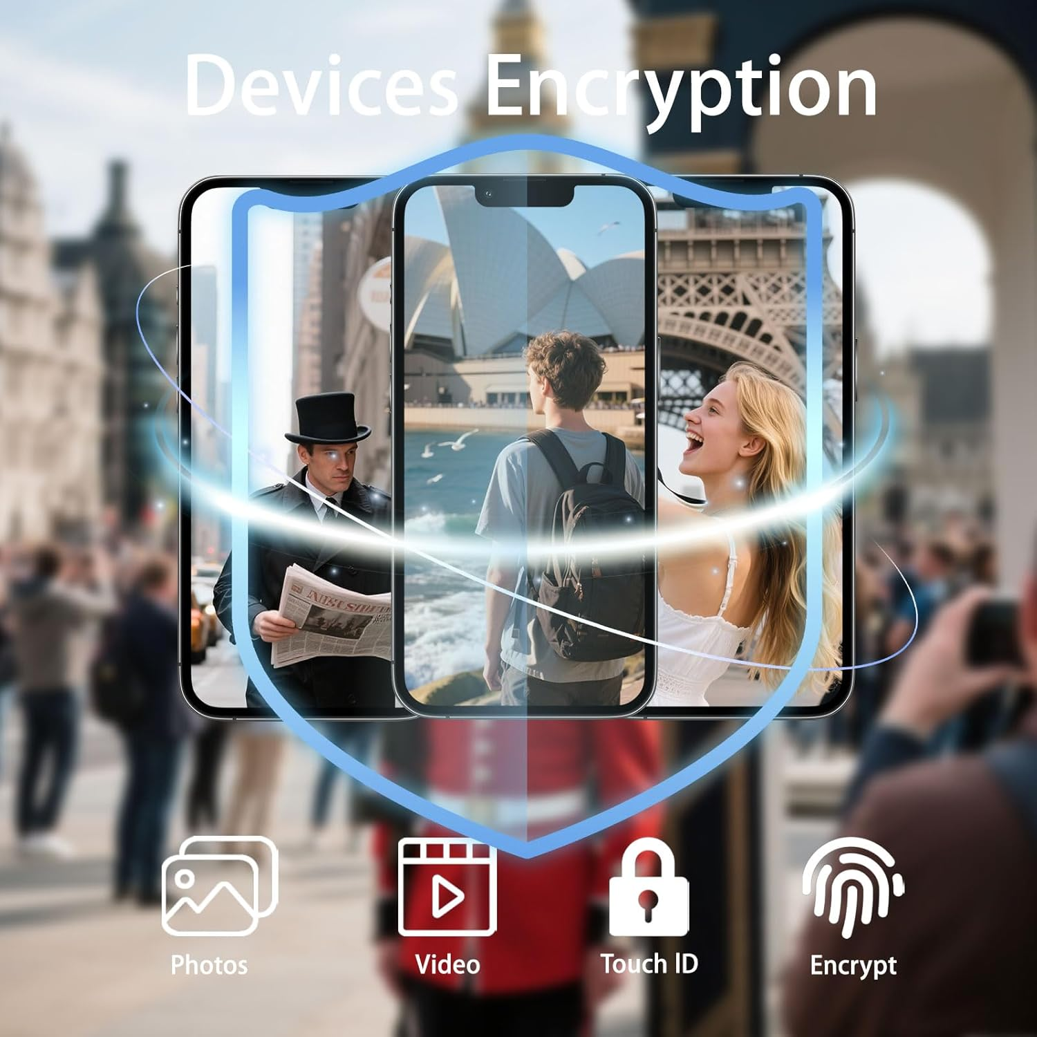 4-In-1 USB Drive, 2TB Iphone USB Stick, USB Flash Drive, External Storage USB 3.0 Memory Stick Thumb Drive, Compatible with Iphone/Pc/Ipad/Android/More Devices image number 2