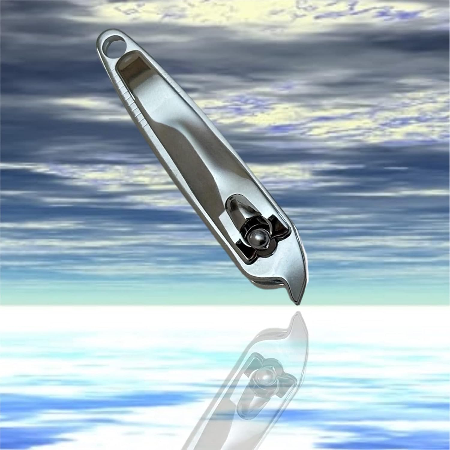 2 Slanted Edge Nail Cutting Clippers Cuticle Trimmer Clipper Pedicure Manicure Tool Cutter Hangnail Slanted Tip Nail Clipper Cuticle Remover Tool &ndash; Made in Korea image number 3